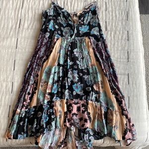 Free People Patterned Mini Dress